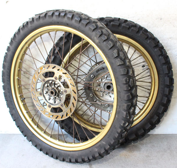 TT250R Raid 4GY ホイール 前後 セット H1 (690)