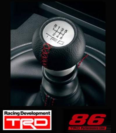 税不要 TOYOTA 86 (ハチロク) ZN6 MT車専用 TRD 本革巻きシフトノブ MS204-18001