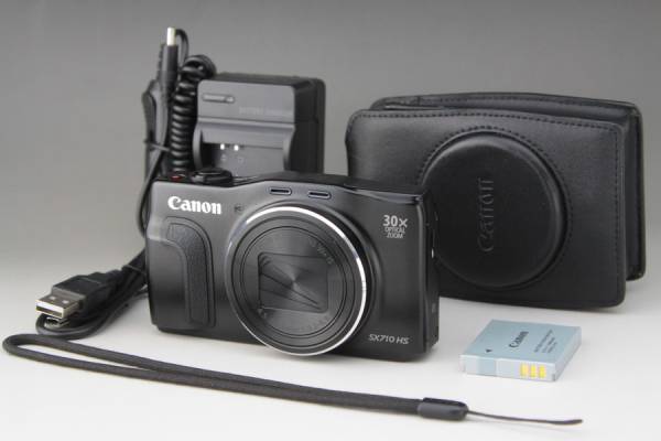 極上品 CANON SX710 HS 光学30倍 純正カメラケース+安心保証付き