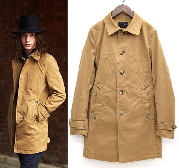 LOUNGE LIZARD ラウンジリザード SUPER 100's W CLOTH MELTON ショート