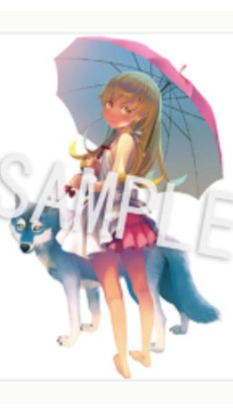 C91 講談社 きゃらぐま 化物語 忍野忍 キャンバスアート 傷物語