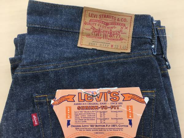 LIVESリーバイス501ビンテージ2501-0117W32L40 未使用 501 Vintage 