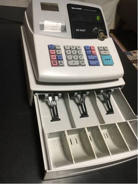 シャープ 電子 レジスター XE-A127 美品