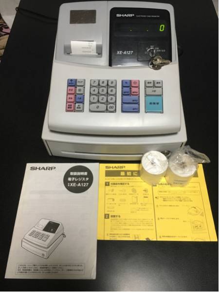 シャープ 電子 レジスター XE-A127 美品