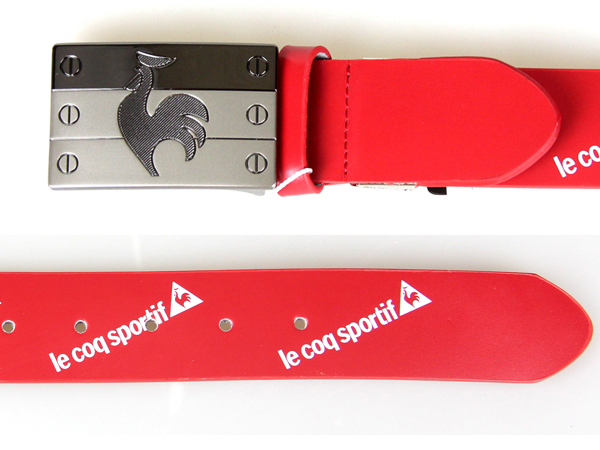 ルコックlecoqsportif★メンズベルト★105レッド