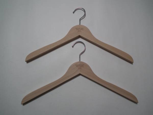 WTAPSハンガー2個 ☆ WTAPS ダブルタップス ハンガー 2本 セット