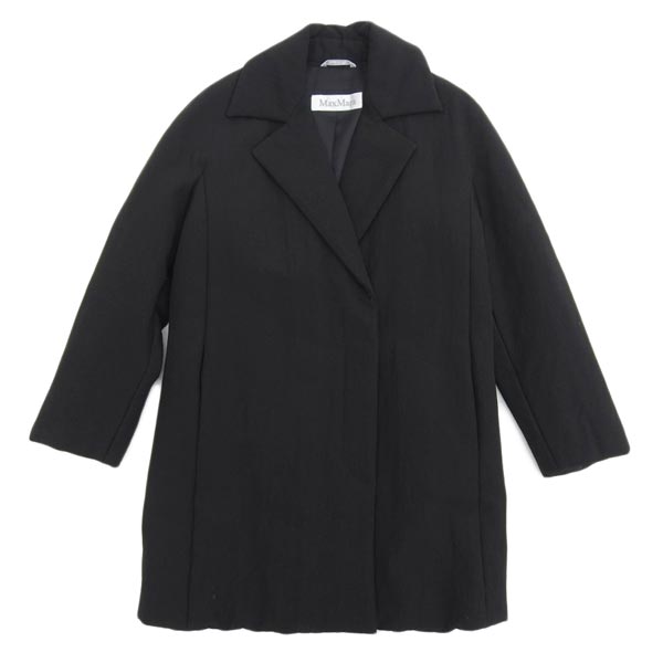 美品 マックスマーラ ファーストライン コクーンコート 36 黒