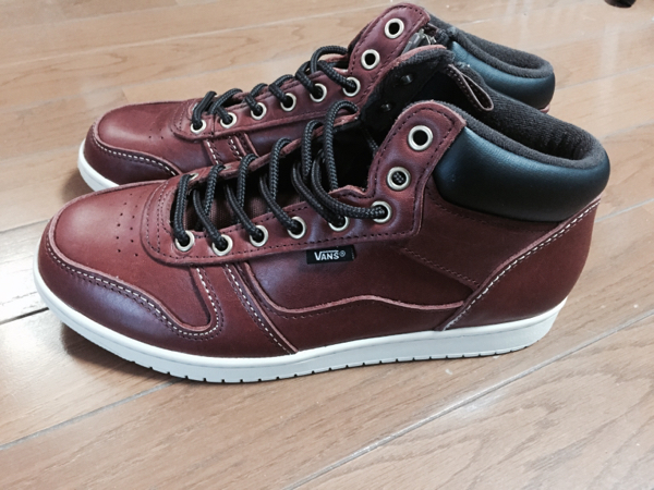 VANS V2552Z ブーツスニーカー 27.5cm RED BROWN 新品未使用
