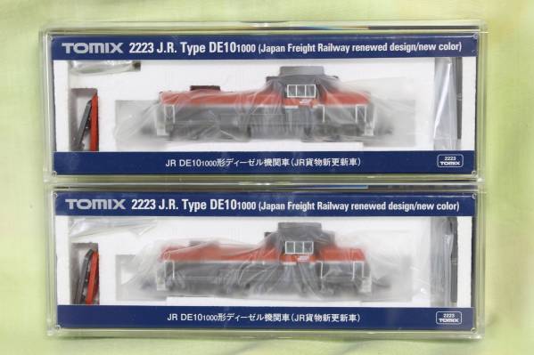 ▽▽ TOMIX 2223 DE10-1000形 貨物新更新車×2 ▽▽ トミー