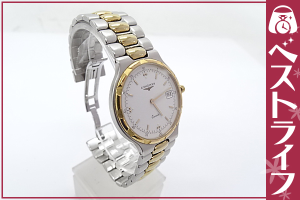 ロンジン コンクエスト L1.614.3 1円 1円スタートLONGINES LONGINES QZ 