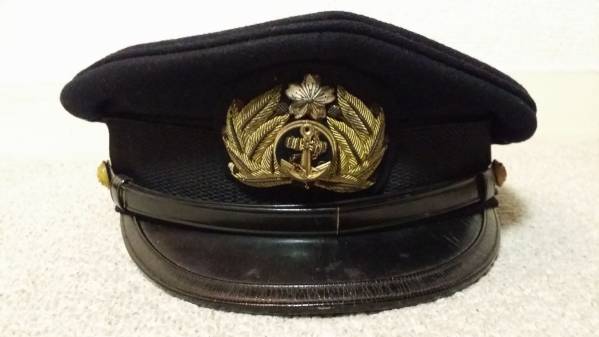 大日本帝国海軍 日本海軍 将校制帽 実物 旧日本海軍 実物 大日本帝国