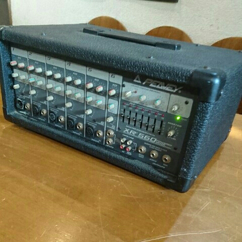 PEAVEY XR560 モノラル パワード ミキサー☆使用可 ジャンク☆ 楽器