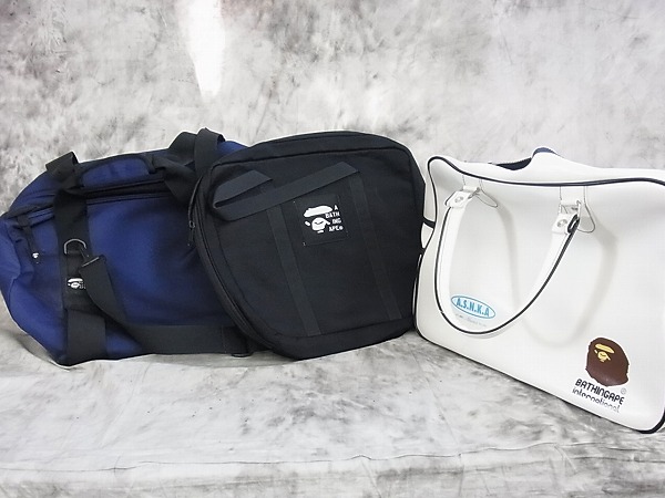 A BATHING APE 2wayショルダーバッグ/トートバッグ他 3点SET