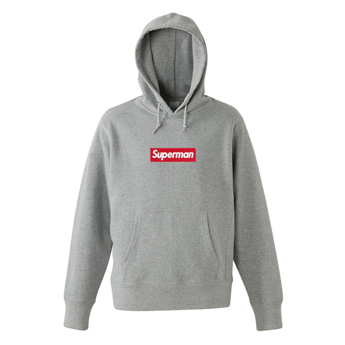 supermanパーカー supremeシュプリーム パロディ S～XLサイズ