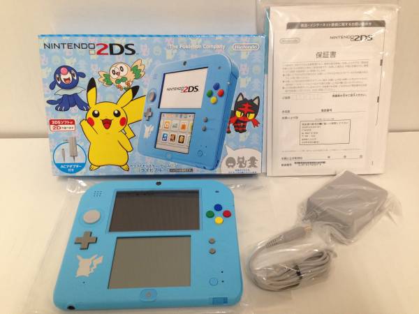ニンテンドー2DS ポケットモンスターサン・ムーン ライトブルー