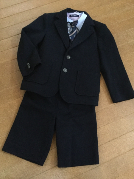 ファミリアfamiliarフォーマルスーツフルセット110cm120cm入学式