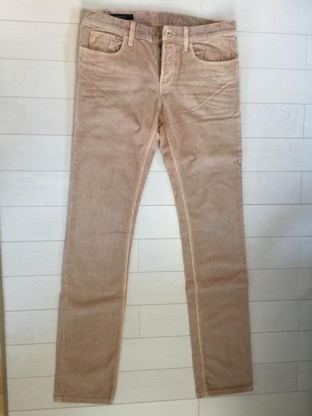 ★訳有り★格安★GUCCI・グッチ・Skinnyコーデュロイパンツ・４６・ウォッシュベージュ・新品★