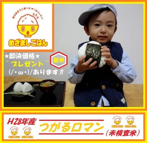 77◆28年産 ≪つがるロマン≫ ¨1等級同等品¨◆ 白米30KG