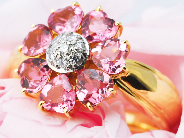新春1円]50万『遊び心あふれるきらめき1.390ct』ピンクトルマリン 