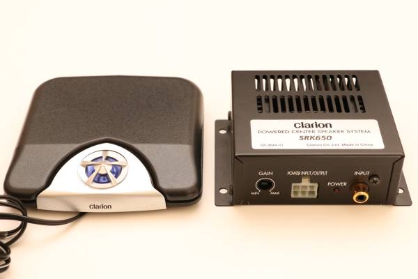 【未使用品】clarion SRK650 パワードセンタースピーカー クラリオン clarion パワーアンプ付センタースピーカー SRK650