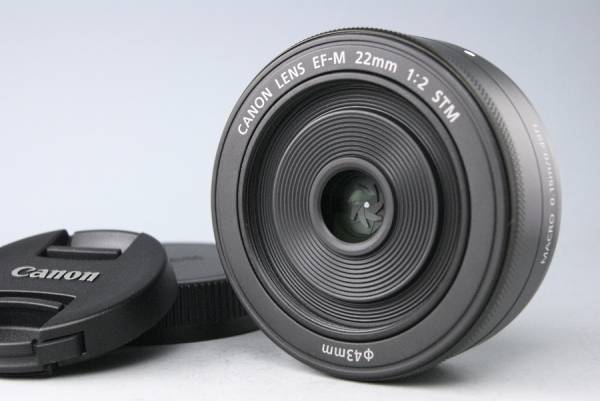 ★美品☆キャノン CANON EF-M 22mm F2 STM★パンケーキ☆