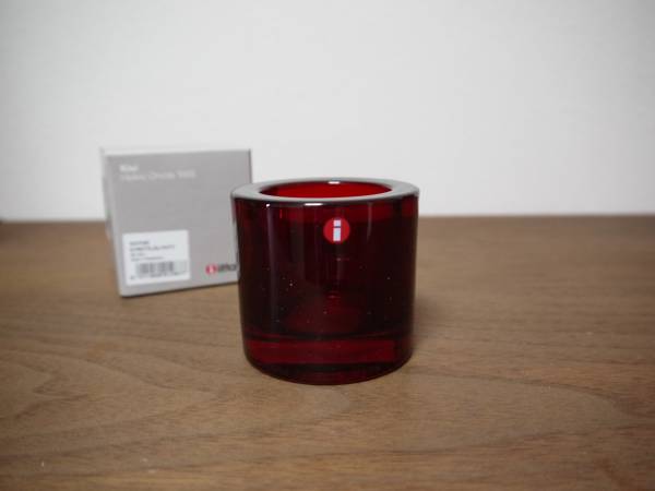 イッタラ kivi キャンドルホルダー レッド レッドの通販 キビ レッド
