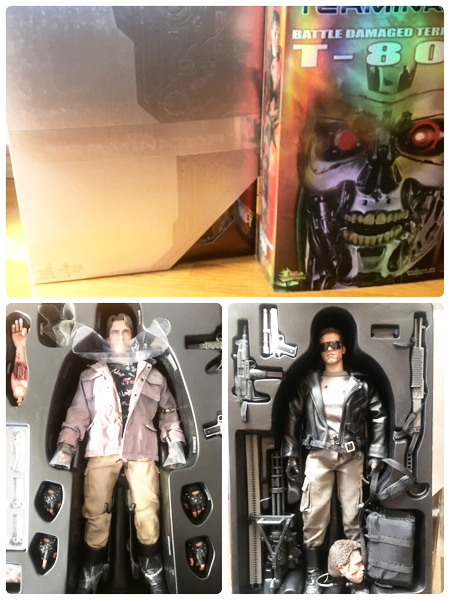 ホットトイズ ターミネーター T800 hot toys 美品 旧バトルダメージT－800 セット オマケ ヘッド付 2体セット