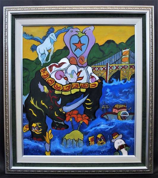 ■ ジミー 大西 ■ 《 神話 》 ■ 油彩画・10号