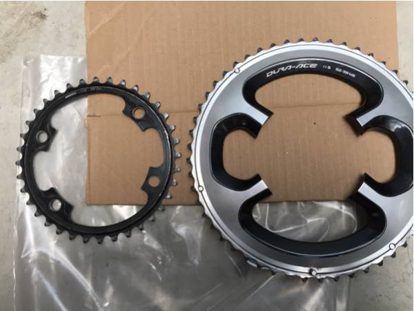 Dura ace FC-9000 52-36 チェーンリングセット 中古 送料込