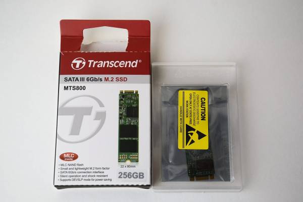 新品】内蔵SSD Transcend M.2 SATA III 256GB 開封未使用!!