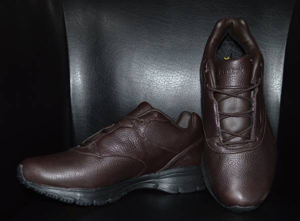 リーボック DMX MAX PLUS レインウォーカー 24.5cm 14580円 こげ茶　ウォーキングシューズ レザー スニーカー