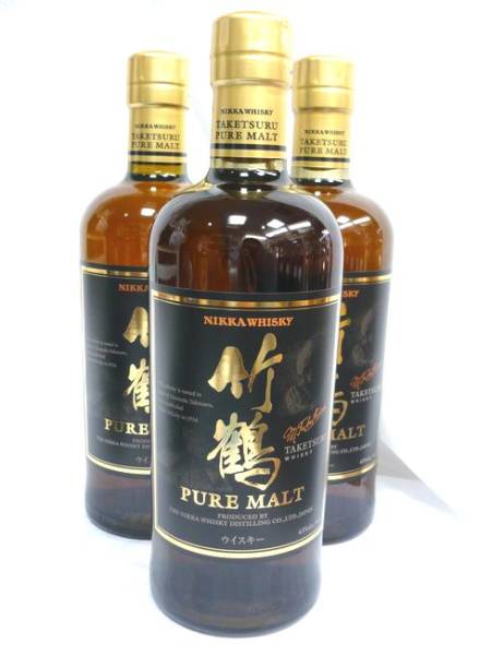 酒 竹鶴ピュアモルト 3本