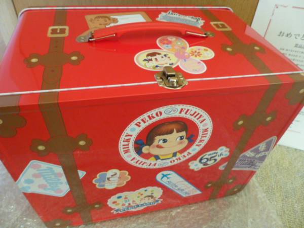 ◎当選♪不二家【ミルキートランク缶】ペコちゃん＊非売品