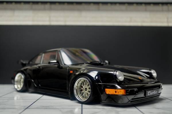 1 18 ポルシェ 911 964 ターボ 黒い怪鳥 s Lm 改 カスタム 乗用車 売買されたオークション情報 Yahooの商品情報をアーカイブ公開 オークファン Aucfan Com