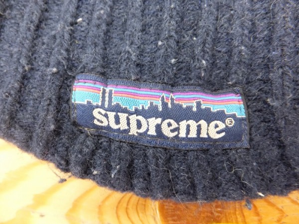 Supreme(シュプリーム) Supremeシュプリーム patagoniaパタゴニアロゴタグ リブ ニット ワッチ キャップ ネイビー Patagonia(パタゴニア)の商品一覧 2ページ目