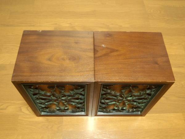 CORAL コーラル BX-200 2wayスピーカー 唐草模様グリル ペア 音出し