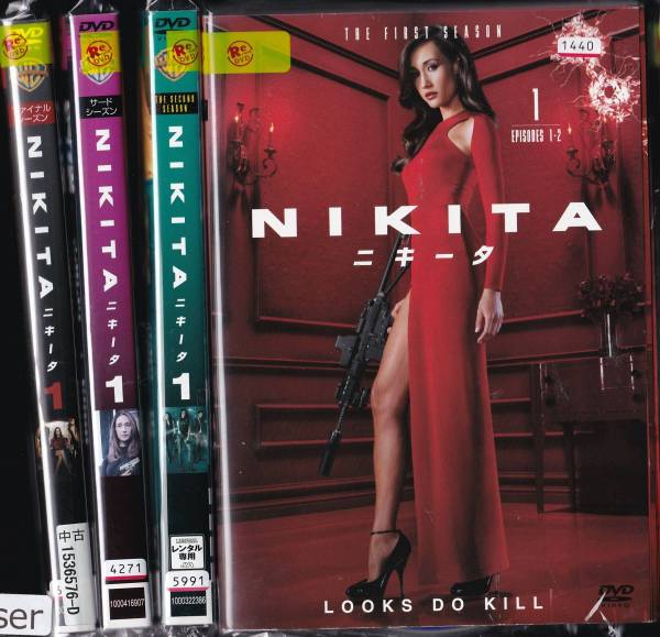 レンタルDVD NIKITA ニキータ シーズン1～4（ファイナル）全36巻セット