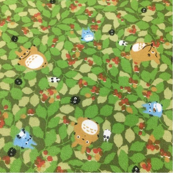 となりのトトロ 生地 はぎれ 小柄 入園 入学 ハンドメイド 綿 オックス