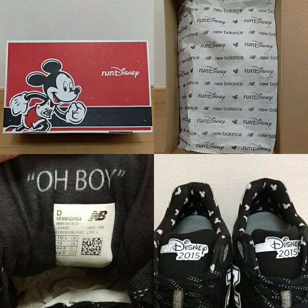 高品質，新品】 新品未使用 newbalance × Disney コラボ new balance