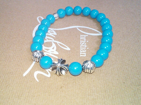 CHROME HEARTS クロムハーツ 8mm ターコイズ ビーズ BEAD ブレスレット 