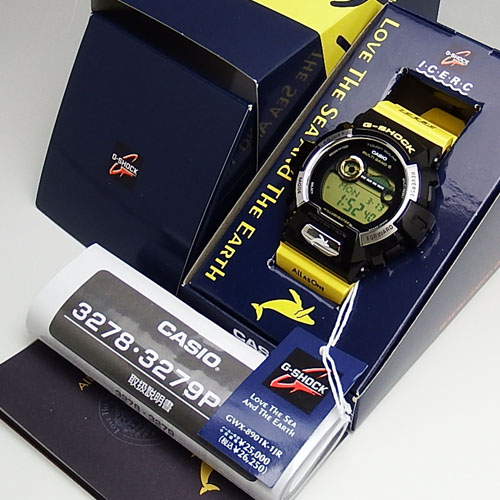 未使用品 CASIO G-SHOCK GWX-8901K-1JR イルクジ 2013 黒×黄 タフ 