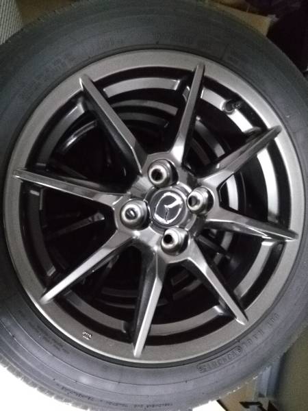 NDロードスター 純正ホイール デミオ 185/60R16 4本(ラジアルタイヤ 