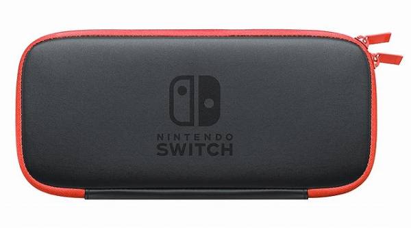 Nintendo Switch ネオンレッド キャリングケース +Joy-Con+キャリング