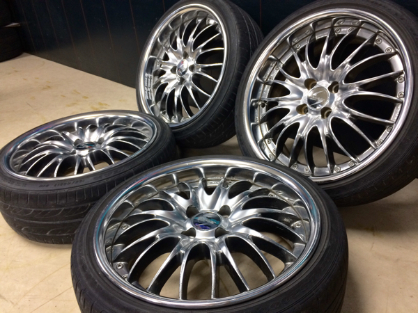 17インチ ワーク WORK シーカー Seeker 7J+35 PCD100/4H ホイール 4本