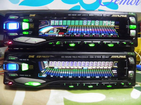 ジャンク】ALPINE MDA-7755JS+CDA-5755S☆アルパイン ALPINE