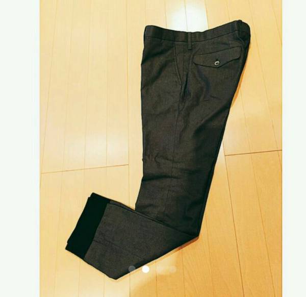 ナノユニバース ジュンハシモト × ナノユニバース イージーリブスラックスパンツ L グレー