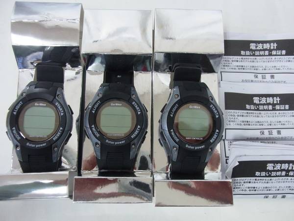 Maruman Get Wave Mjw0009 電波ソーラー 腕時計 3個セット 36 400 電波時計 売買されたオークション情報 Yahooの商品情報をアーカイブ公開 オークファン Aucfan Com