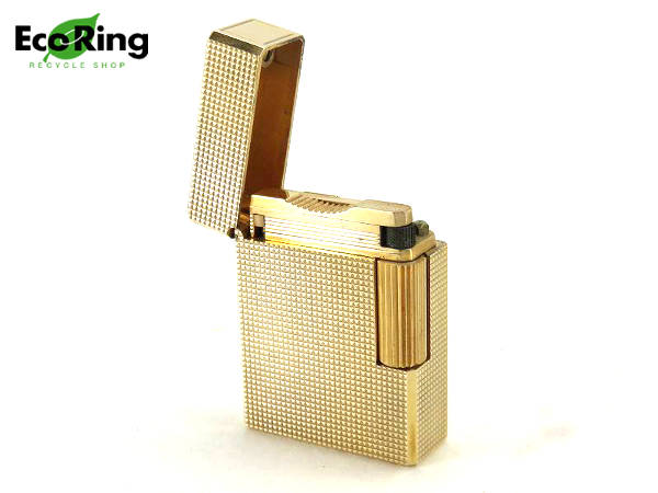 1円 デュポン ライン1 S ジャンク品 ガスライター ライター 《1円 
