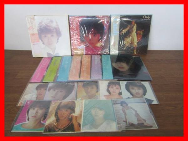 ◆松田聖子 LP EP まとめて セット◆アイドル/昭和/ユートピア/ガラスの林檎/盤面美品#mj915