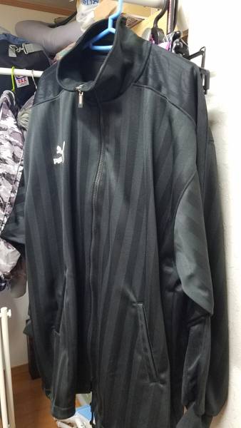 プーマ　ジャージ　プージャ　ブラック+ブラックライン　ＸＯサイズ　